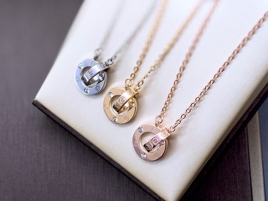 Cartier Classic Double Loop Pendant Necklace