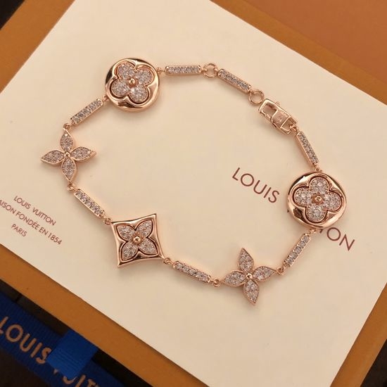 Louis Vuitton LV Full Diamond Bracelet Exquisite Craftsmanship Jewelry