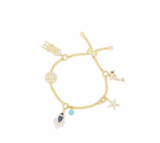 Apm monaco Sun Dolphin Charm Bracelet
