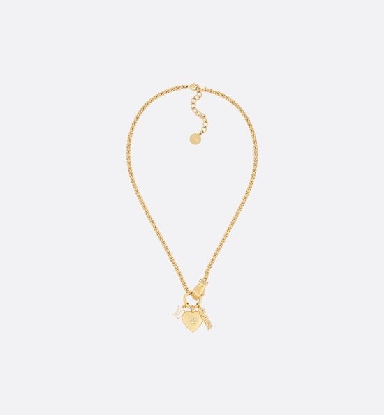 Christian Dior CD Irregular Pearl Necklace