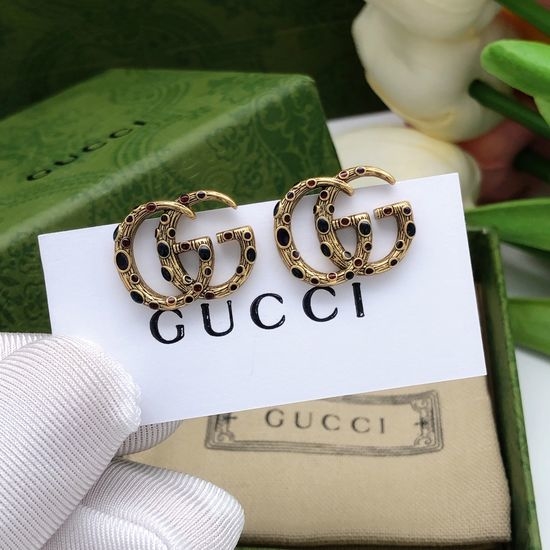 Gucci Colored Diamond Stud Earrings