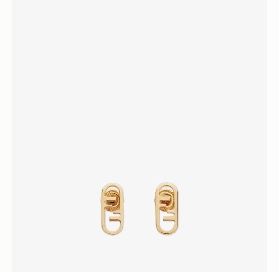 Fendi Minimalist Logo Daily Wear Stud Earrings