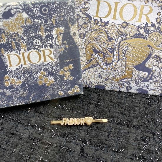 Christian Dior CD Delicate Workmanship Fashion Hair Clips