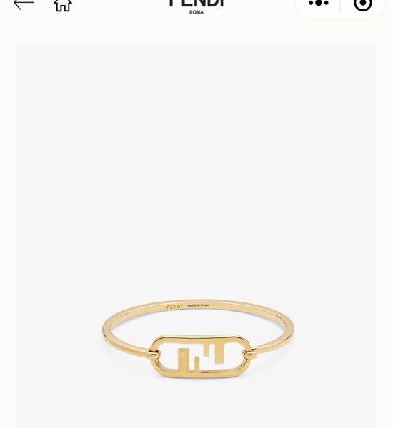 Fendi Minimalist Acrylic Bangle