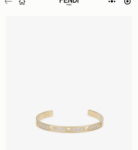 Fendi Logo Acrylic Bracelet Daily Wear