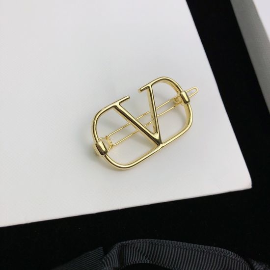 Valentino Exquisite Diamond Decor Hair Clip