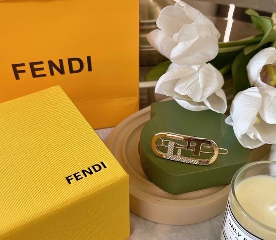 Fendi Delicate Workmanship Fashion Hair Clips
