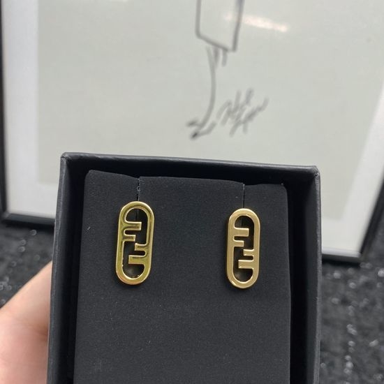 Fendi Classic Fine Stud Earrings