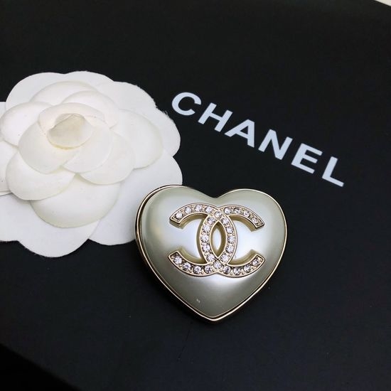 Chanel Heart Shape Classic Brooch