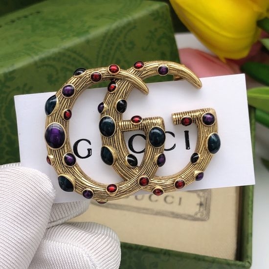 Gucci Retro Colorful Decorative Brooch