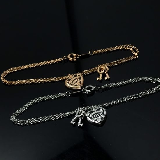 Tiffany & Co. Heart Lock Double Layer Bracelet