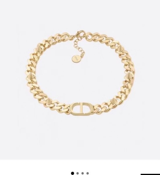 Christian Dior CD Delicate Flower Bracelet Necklace