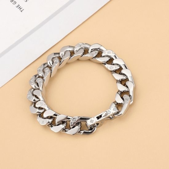 Louis Vuitton LV Minimalist Oversized Chain Monogram Bracelet