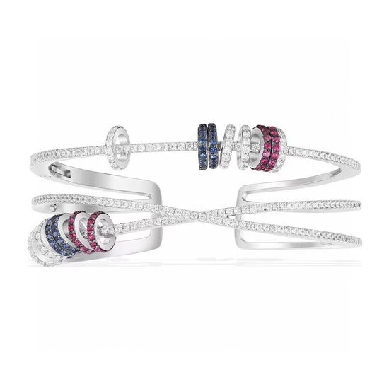 Apm monaco Rotatable Ring Multi Layer Bangle