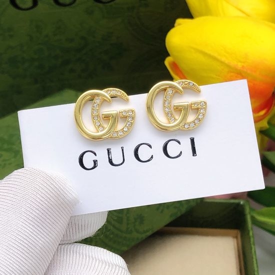 Gucci Mini Smooth Diamond-set Stud Earrings