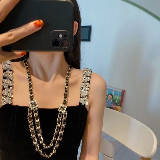 Chanel Dual Use Waist Chain Necklace Accessory