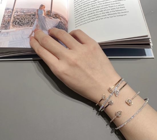 Messika Pave Bangle Timeless Love Jewelry