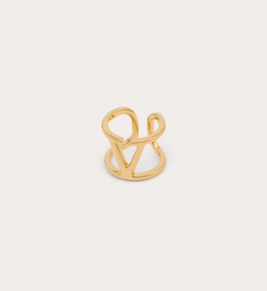 Valentino Polished Metal Open Band Ring