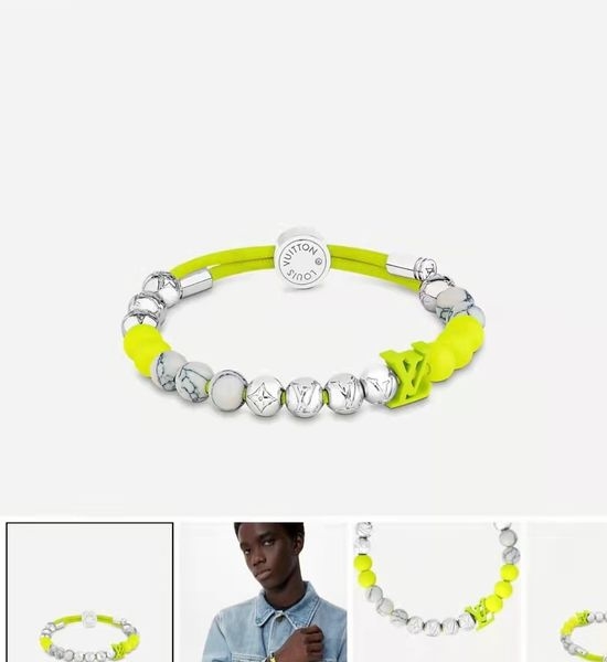 Louis Vuitton LV Adjustable Beaded Fashion Bracelet