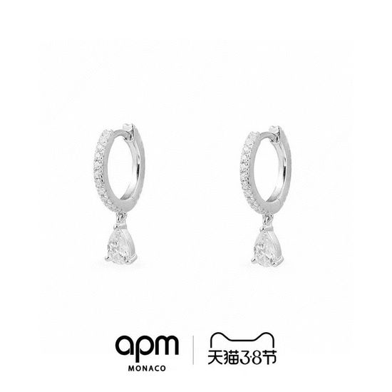 Apm monaco Chic Teardrop Zirconia Silver Earrings
