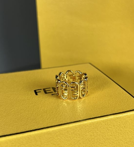 Fendi Premium Texture Unique Design Ring