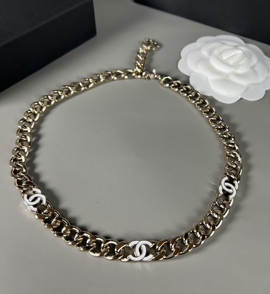 Chanel Versatile Brass Choker Necklace