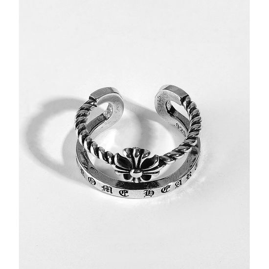 Chrome Hearts Vintage Double Cross Open Ring