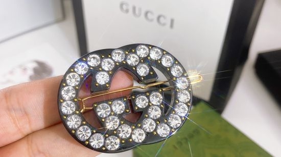 Gucci Full Diamond Hair Clips for Daily Wear