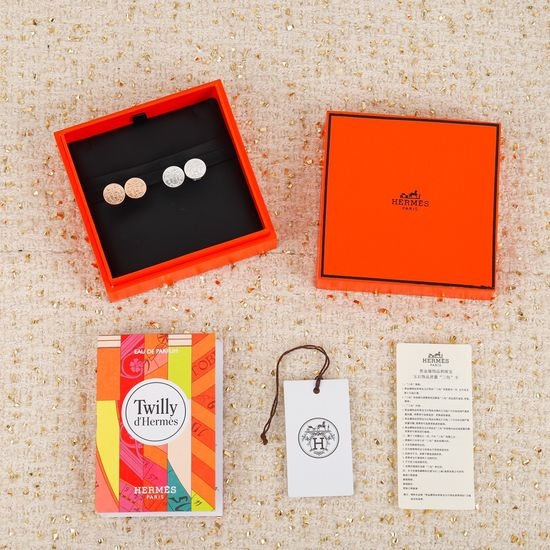 Hermes Classic Lock Shape Drop Earrings
