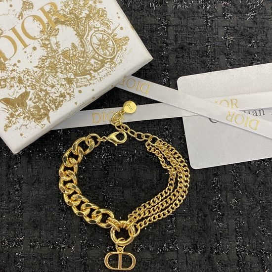 Christian Dior CD Delicate Premium Craft Bracelet Fine Workmanship