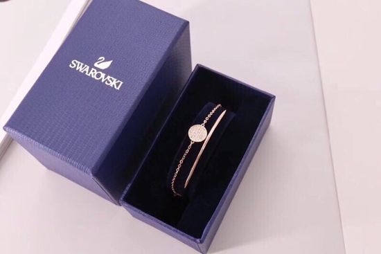 Swarovski Rose Gold Crystal Paved Bangle