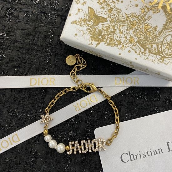 Christian Dior CD Vintage Classic Delicate Bracelet