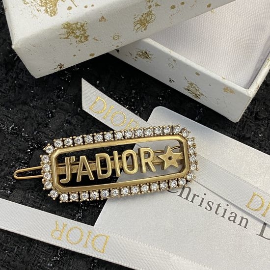 Christian Dior CD Classic Metal Hair Clip