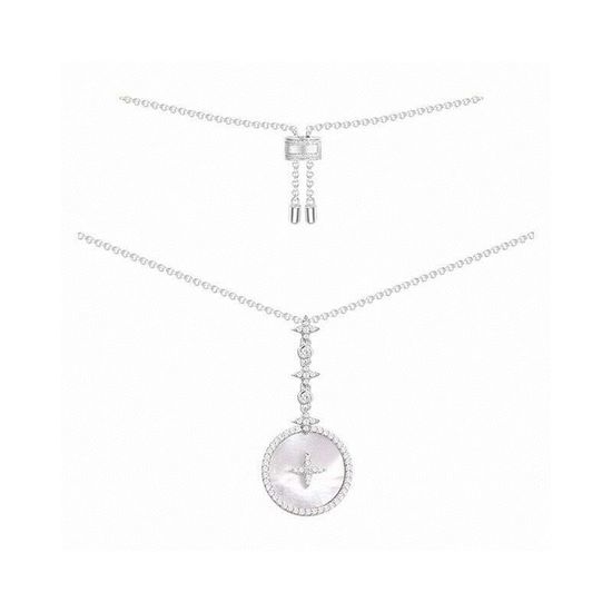 Apm monaco Mother Of Pearl Star Pendant Necklace