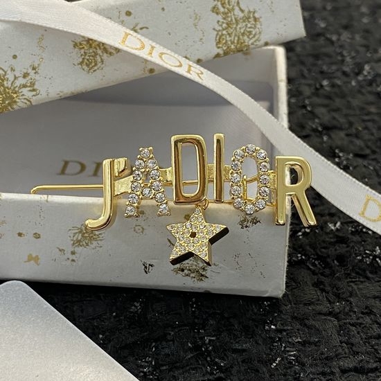 Christian Dior CD Delicate Metal Hair Clips