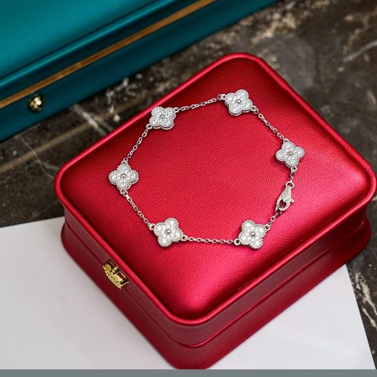 Cartier Full Diamond Clover Bracelet