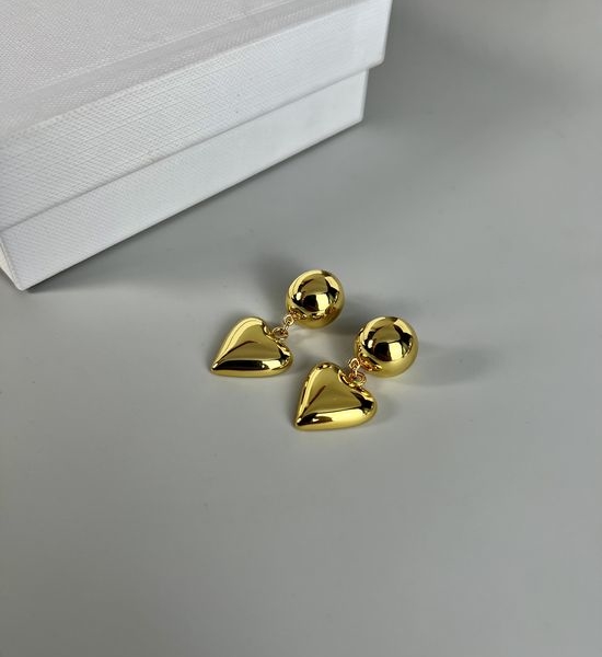 Celine Heart Shaped Fashion Delicate Stud Earrings