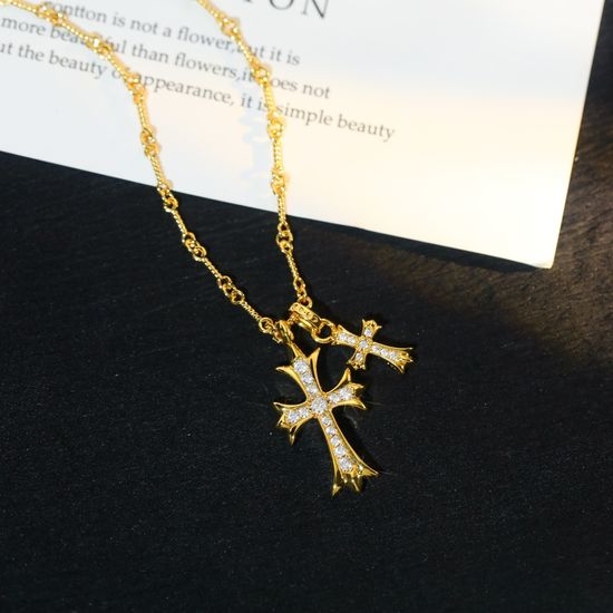 Chrome Hearts Double Cross Pendant Accessory
