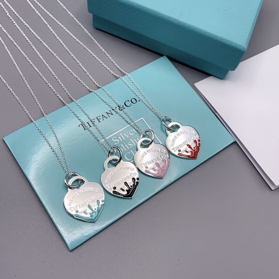 Tiffany & Co. Large Heart Pendant Necklace