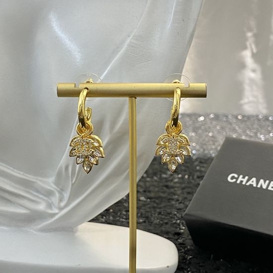 Chanel Wheat Element Earrings High End Luxury Design