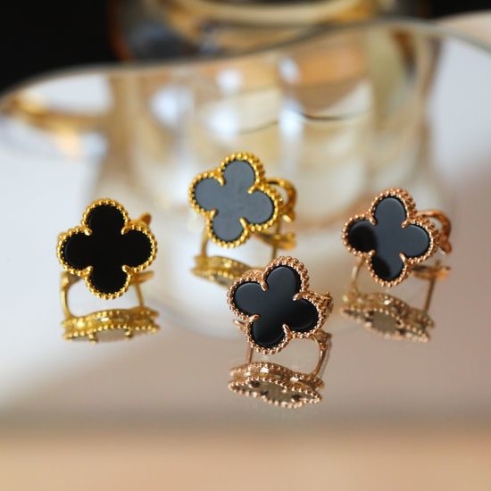 Van Cleef & Arpels VCA Classic Clover Stud Earrings