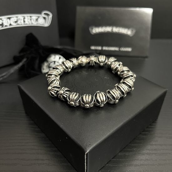 Chrome Hearts Obsidian Pendant Necklace