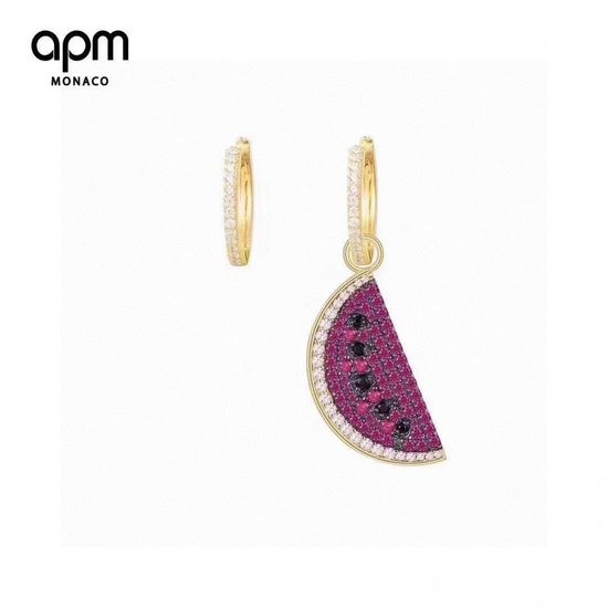 Apm monaco Watermelon Shaped Drop Earrings