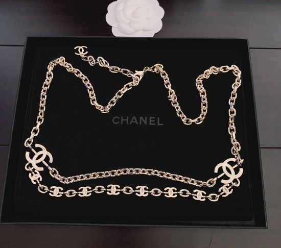 Chanel Double Layer Metal Chain Waist Belt
