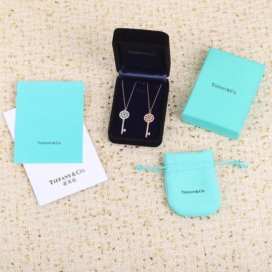 Tiffany & Co. Sunflower Key Pendant Necklace Jewelry