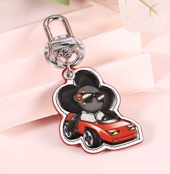 Louis Vuitton LV Flower Car Pendant Keychain Lovely