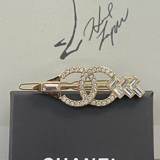 Chanel Cupid Arrow Rhinestone Hair Clip