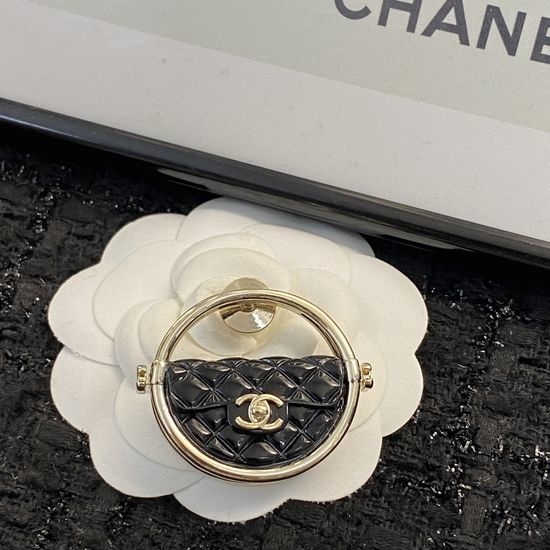 Chanel Round Bag Shaped Brooch
