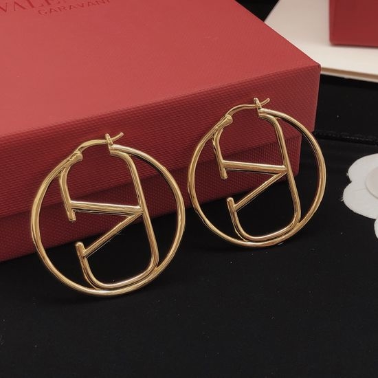 Valentino Round Polished Earrings