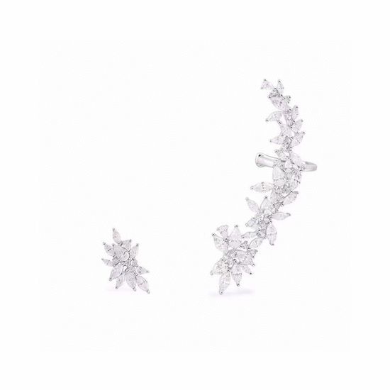 Apm monaco Festival Ice Flower Ear Cuff Set